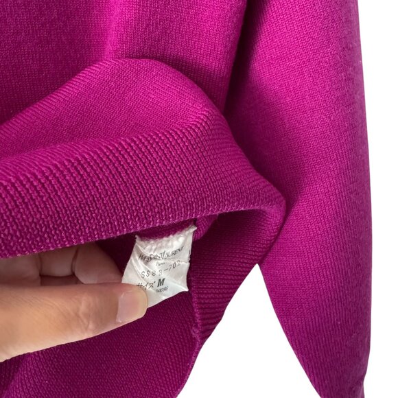 Yves Saint Laurent 100% Wool Mock Neck Sweater - Picture 5 of 7